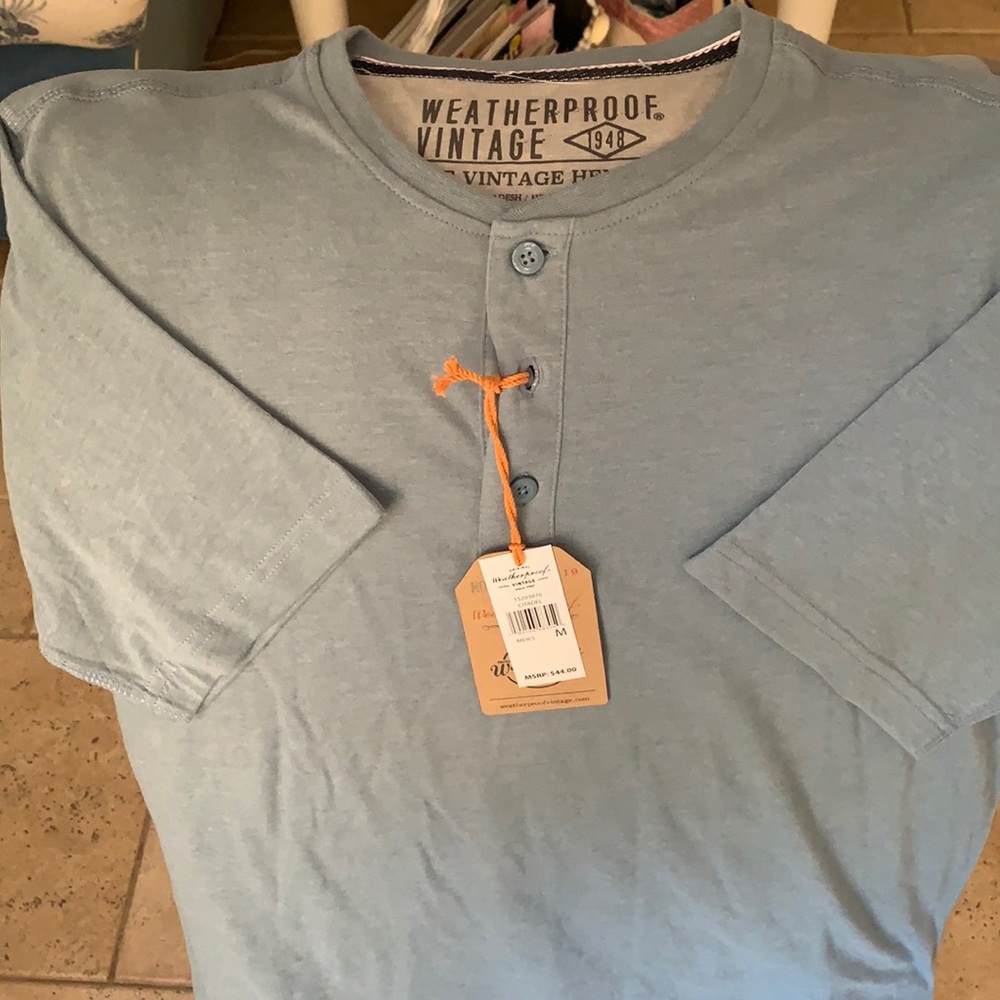 Weatherproof Men’s size M, blue shirt
